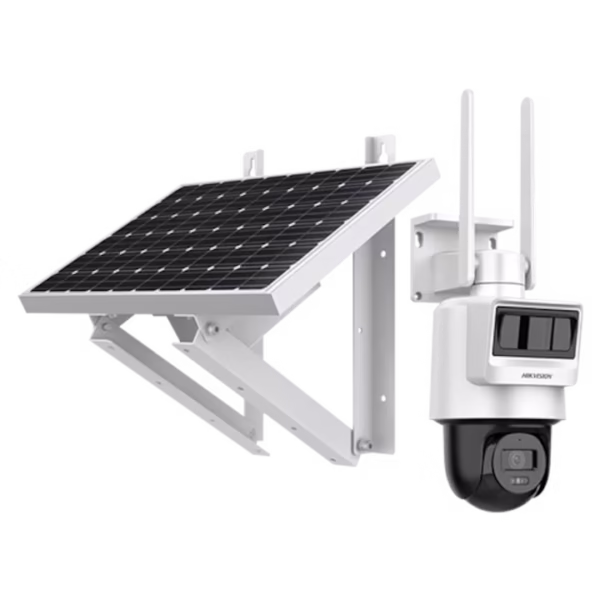 Camera PT IP, 4MP, 4G, 2.8mm, IR 30m, Audio, PIR+Radar, Panou solar, Acumulator - Hikvision